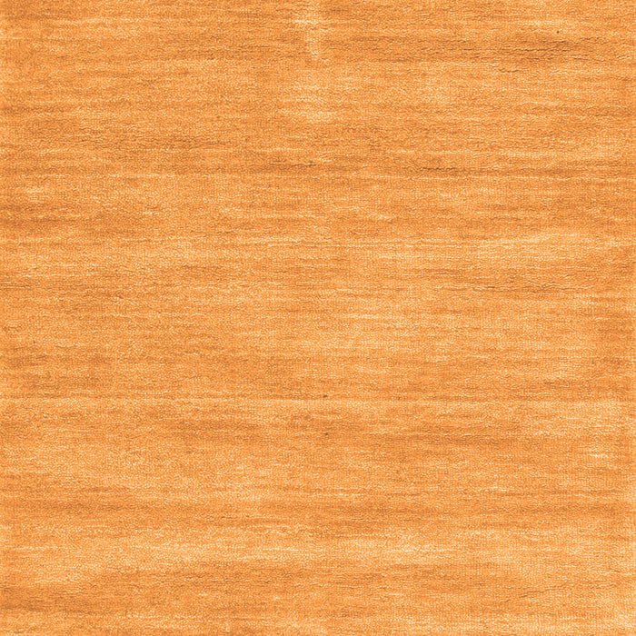 Serging Thickness of Machine Washable Solid Orange Modern Area Rugs, wshcon125org