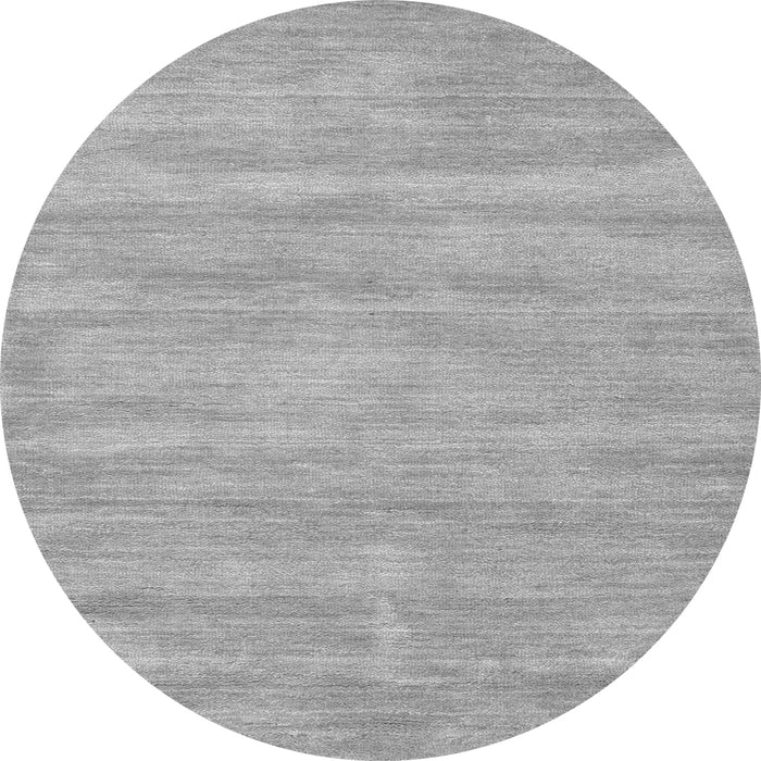 Square Solid Gray Modern Rug, con125gry