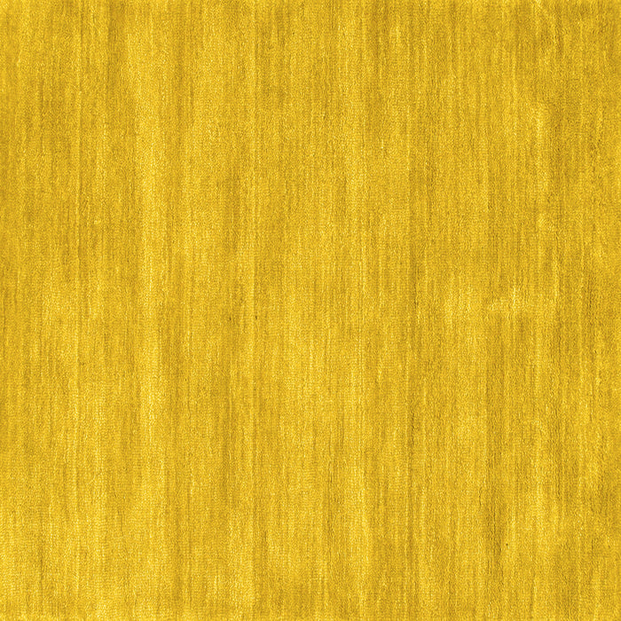 Square Solid Yellow Modern Rug, con125yw