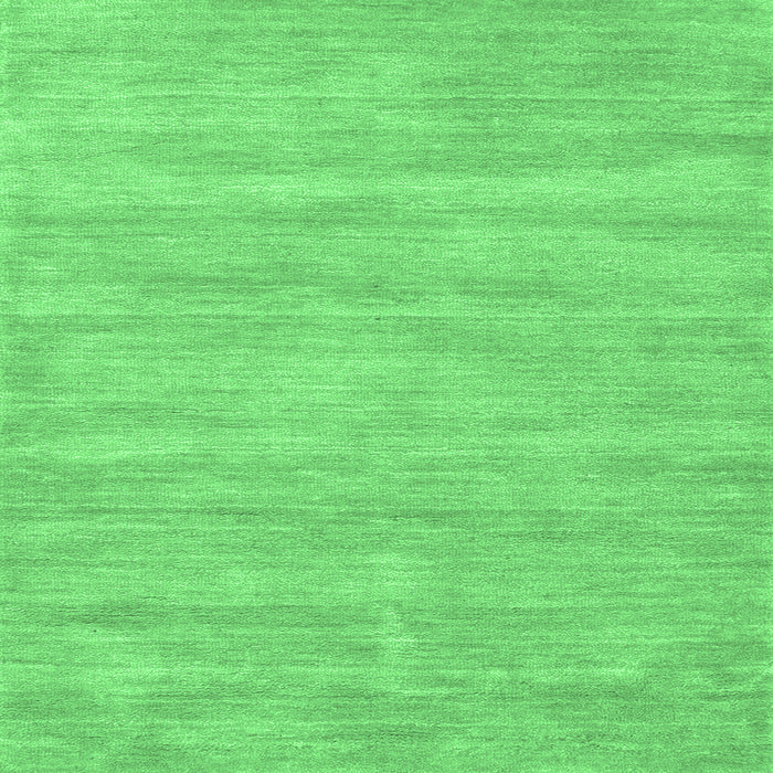 Square Solid Emerald Green Modern Rug, con125emgrn
