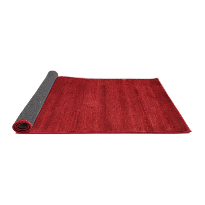 Thickness of Contemporary Red Modern Rug, con126