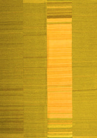 Abstract Yellow Contemporary Rug, con1260yw