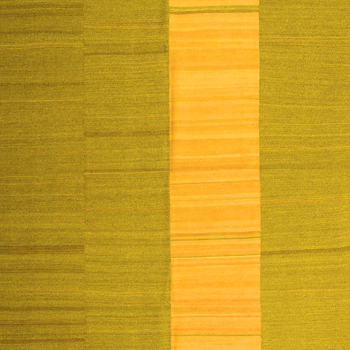 Machine Washable Abstract Yellow Contemporary Rug, wshcon1260yw