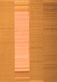 Abstract Orange Contemporary Rug, con1260org