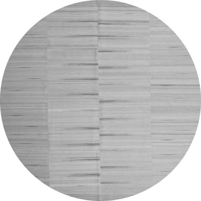Square Abstract Gray Contemporary Rug, con1261gry