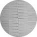 Square Abstract Gray Contemporary Rug, con1261gry