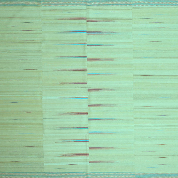 Square Machine Washable Abstract Light Blue Contemporary Rug, wshcon1261lblu