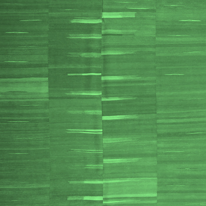 Machine Washable Oriental Emerald Green Traditional Area Rugs, wshcon1262emgrn