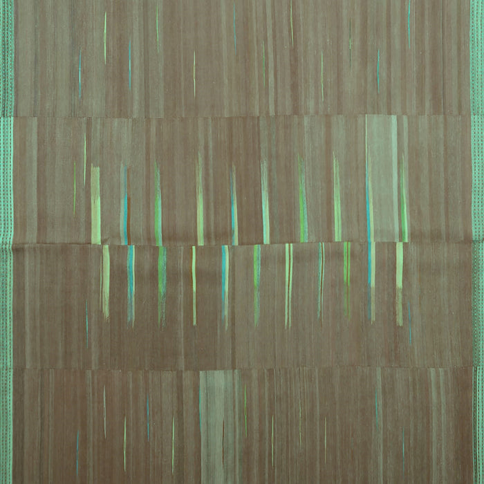 Square Oriental Turquoise Traditional Rug, con1262turq