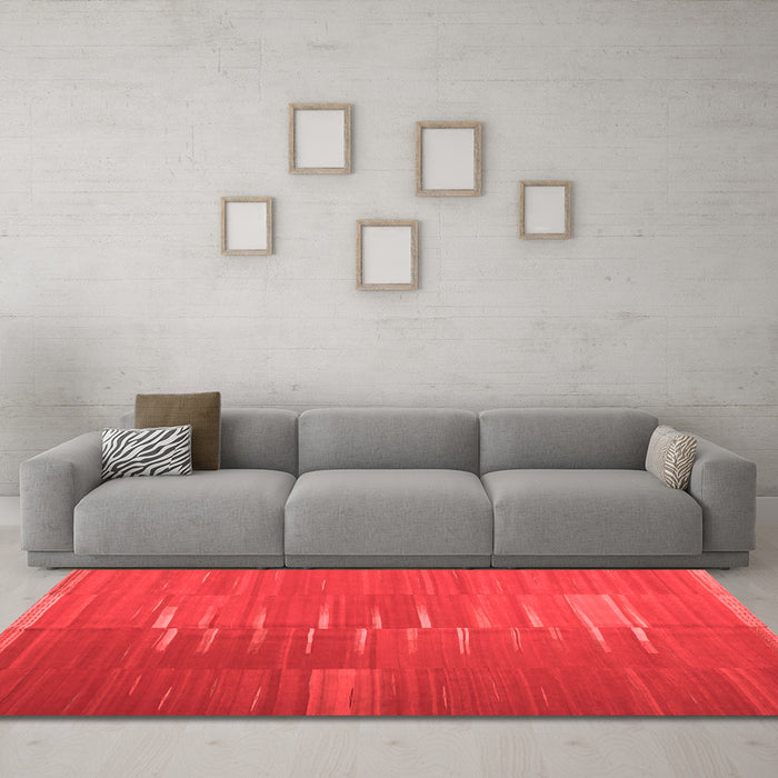 Traditional Red Washable Rugs