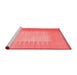 Contemporary Red Washable Rugs