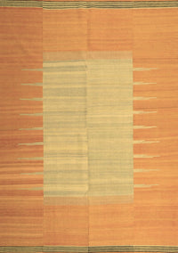 Abstract Brown Contemporary Rug, con1263brn