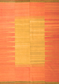 Abstract Orange Contemporary Rug, con1263org