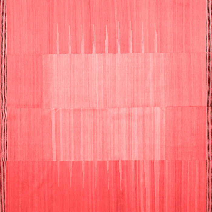 Machine Washable Abstract Red Contemporary Rug, wshcon1263red