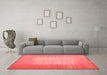 Contemporary Red Washable Rugs