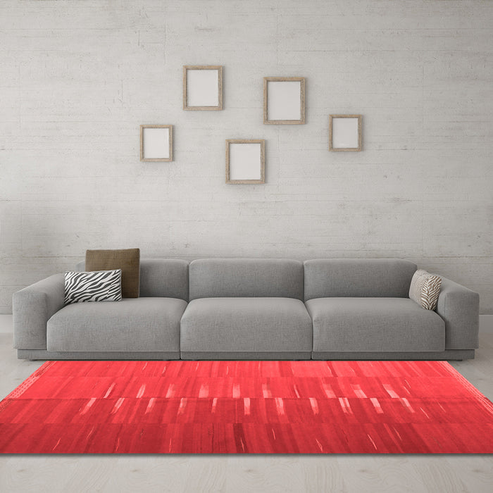 Traditional Red Washable Rugs