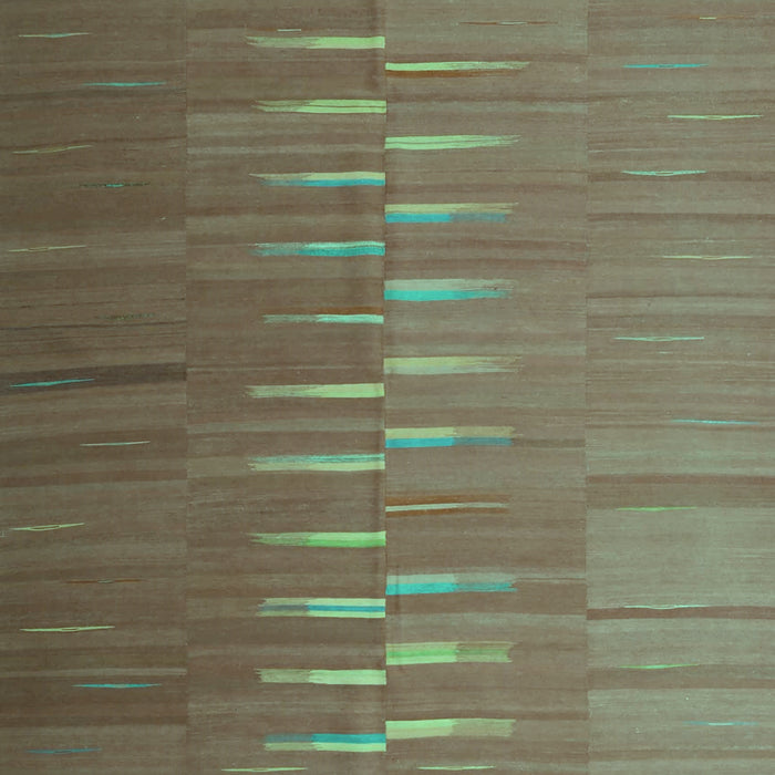 Machine Washable Oriental Turquoise Traditional Area Rugs, wshcon1264turq