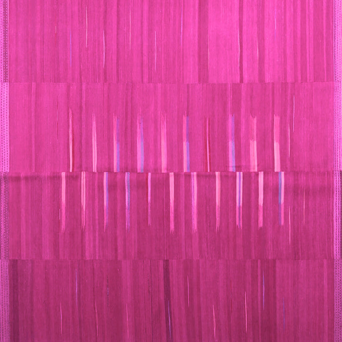 Square Machine Washable Oriental Pink Traditional Rug, wshcon1264pnk