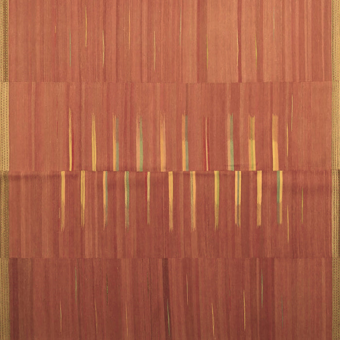 Square Oriental Brown Traditional Rug, con1264brn