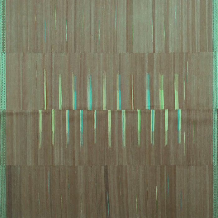 Square Oriental Turquoise Traditional Rug, con1264turq