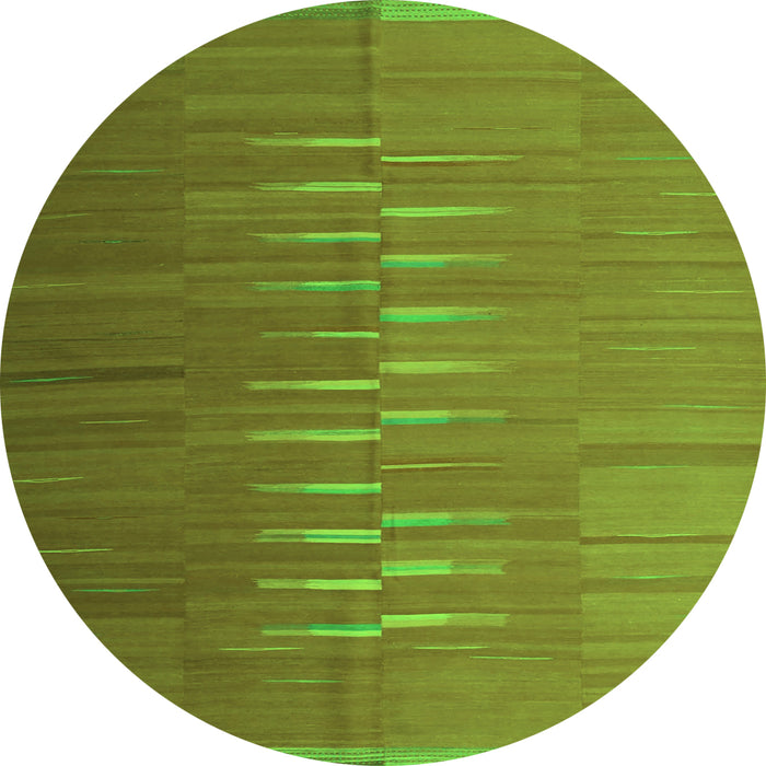 Square Oriental Green Traditional Rug, con1264grn