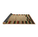 Thickness of Contemporary Saddle Brown Modern Rug, con1265