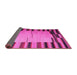 Sideview of Abstract Pink Contemporary Rug, con1265pnk