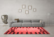 Contemporary Red Washable Rugs