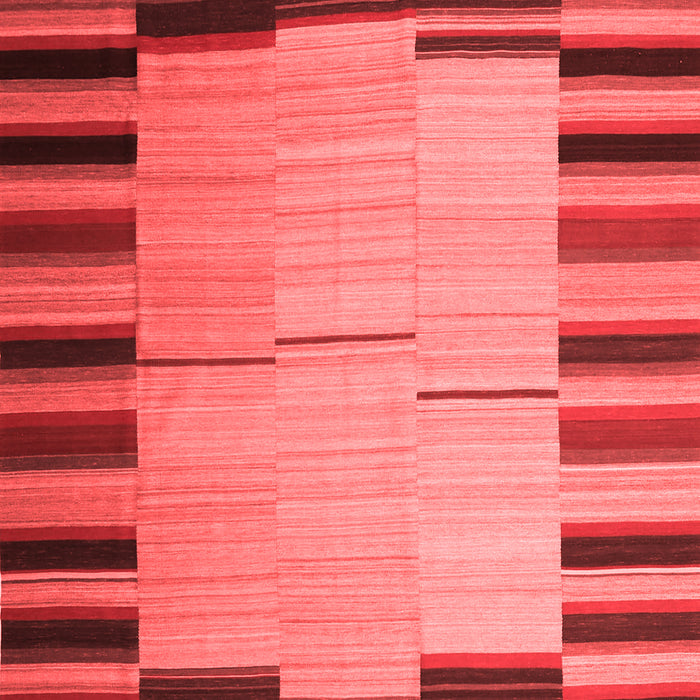 Abstract Red Contemporary Area Rugs