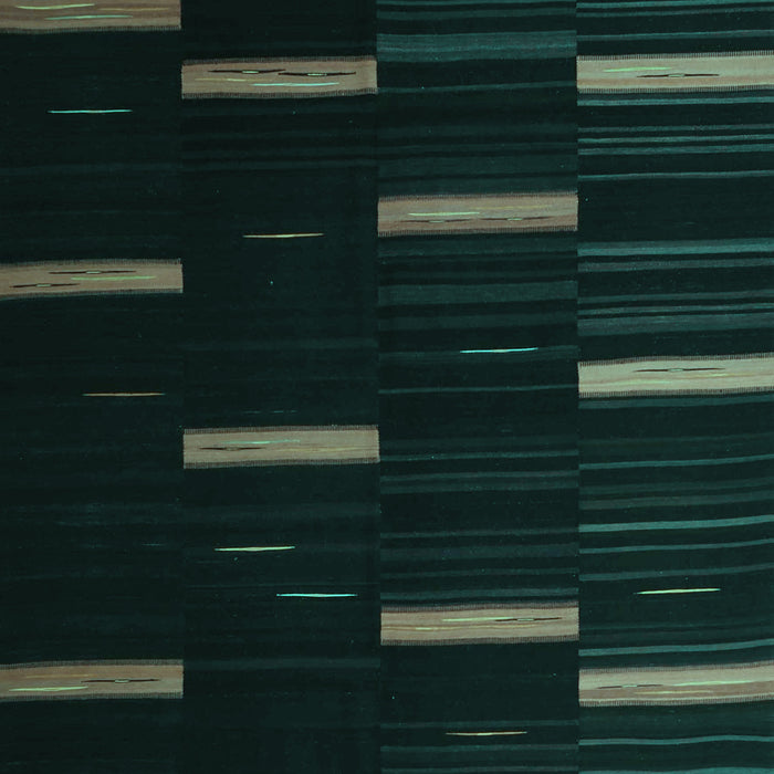 Abstract Turquoise Contemporary Rug, con1266turq