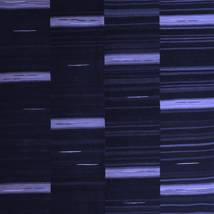 Abstract Blue Contemporary Rug, con1266blu