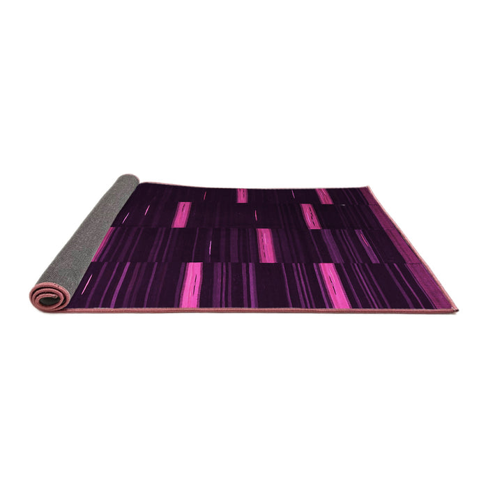 Sideview of Abstract Pink Contemporary Rug, con1266pnk