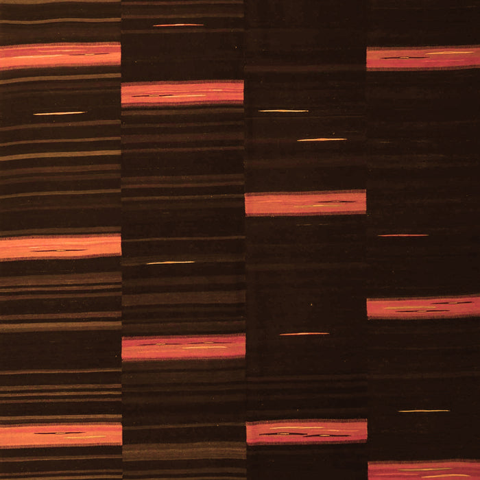 Abstract Orange Contemporary Rug, con1266org