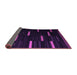 Sideview of Abstract Purple Contemporary Rug, con1266pur