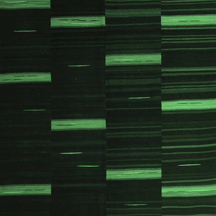 Abstract Emerald Green Contemporary Rug, con1266emgrn