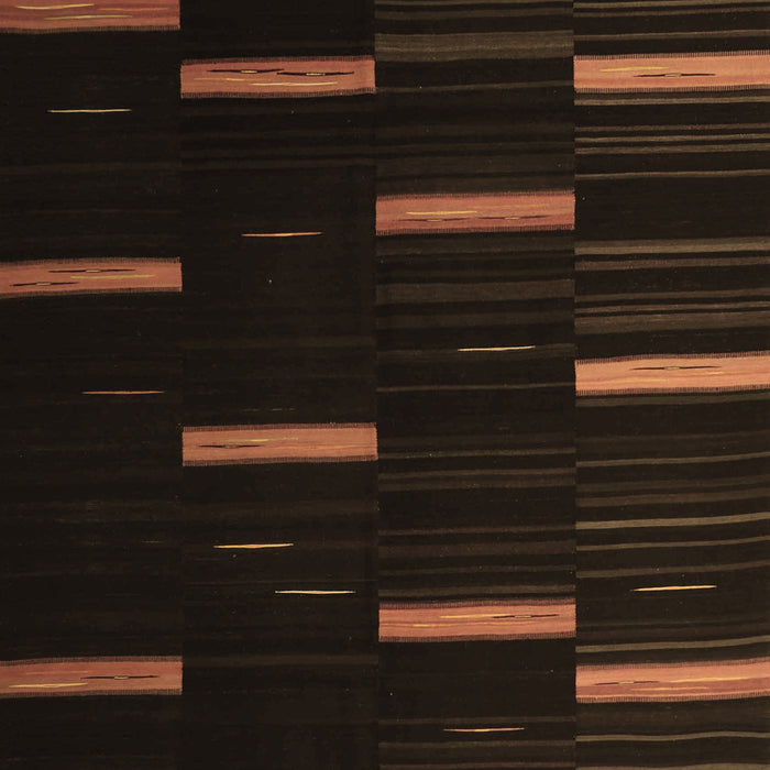 Machine Washable Abstract Brown Contemporary Rug, wshcon1266brn
