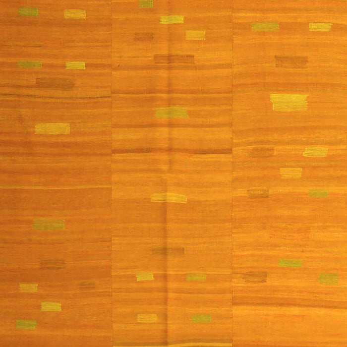 Machine Washable Southwestern Yellow Country Rug, wshcon1267yw