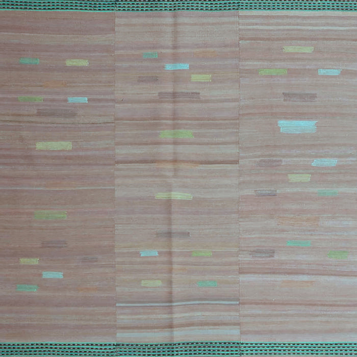 Square Machine Washable Southwestern Light Blue Country Rug, wshcon1267lblu