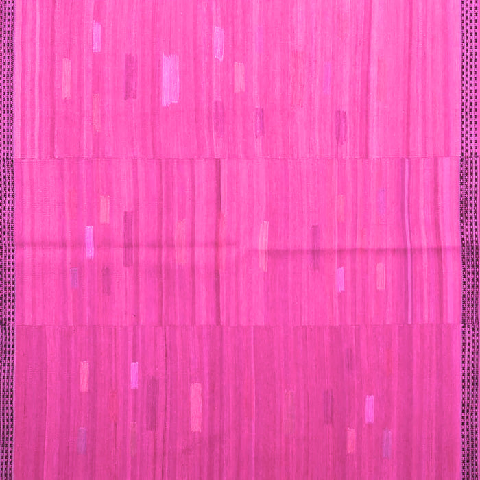 Square Machine Washable Southwestern Pink Country Rug, wshcon1267pnk