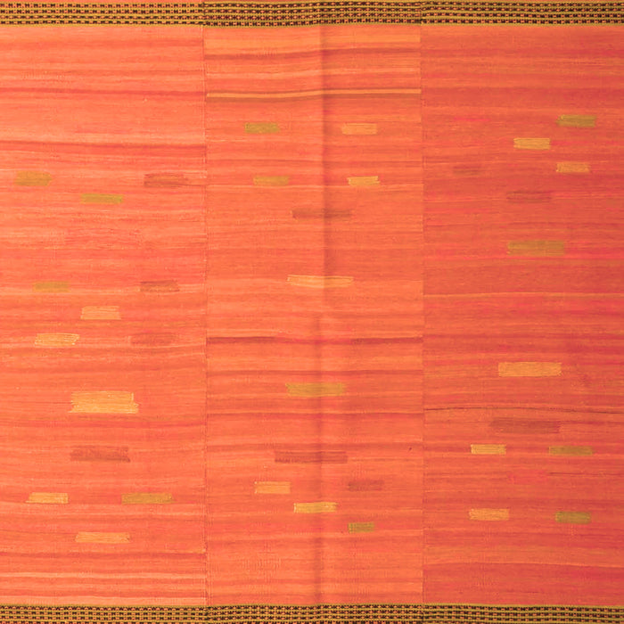 Serging Thickness of Southwestern Orange Country Rug, con1267org