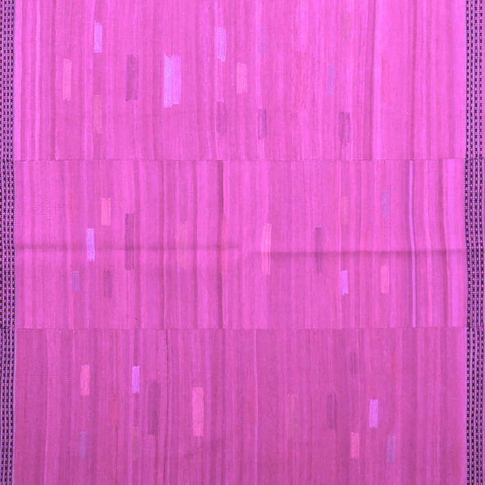 Square Machine Washable Southwestern Purple Country Area Rugs, wshcon1267pur