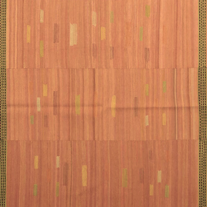 Square Southwestern Brown Country Rug, con1267brn