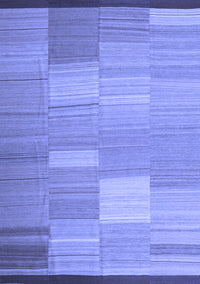 Abstract Blue Contemporary Rug, con1268blu