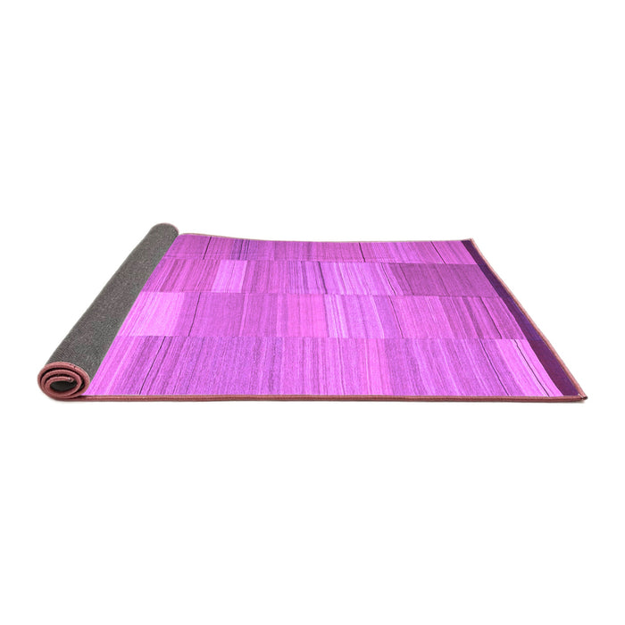 Sideview of Abstract Purple Contemporary Rug, con1268pur