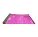 Sideview of Abstract Pink Contemporary Rug, con1268pnk