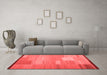 Contemporary Red Washable Rugs