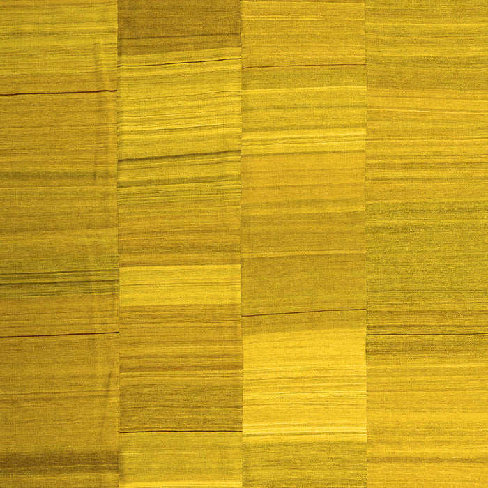 Abstract Yellow Contemporary Rug, con1268yw