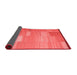 Abstract Red Contemporary Area Rugs