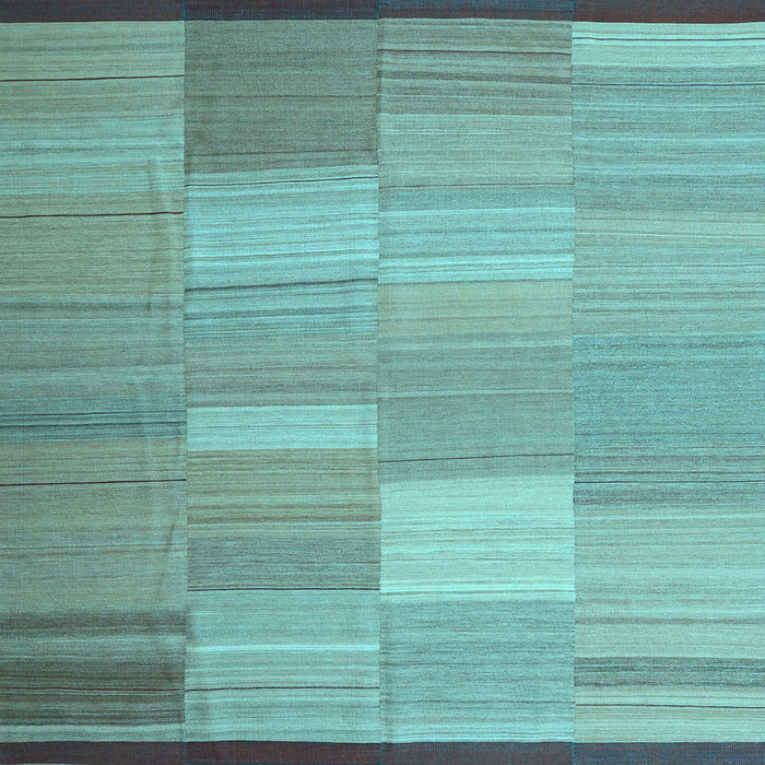 Square Machine Washable Abstract Light Blue Contemporary Rug, wshcon1268lblu