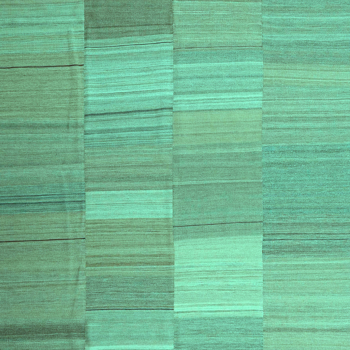 Machine Washable Abstract Turquoise Contemporary Area Rugs, wshcon1268turq